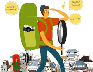 Poster oficial de campanha convida população local e turistas a ajudar a corrigir placas com erro de tradução