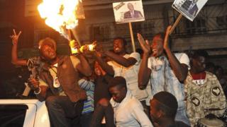 People celebrating
