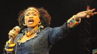 La chanteuse malienne Oumou Sangaré
