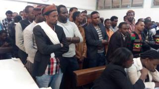 Raia wa Oromo waliokamatwa wakisherehekea siku ya Irecha Kenya