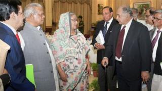 প্রধানমন্ত্রী হাসিনা ও ড. কামাল হোসেন