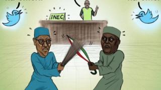 Nyiri Buhari na Atiku na-ama onye ike ya ka