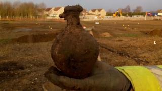 Roman jug, Warboys dig