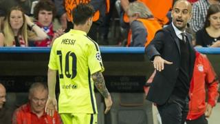 Messi na Pep Guardiola
