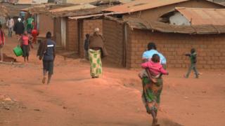 Some African refugees.