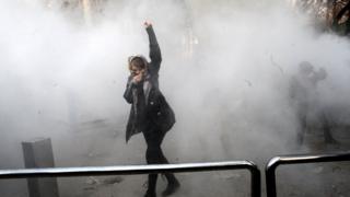 Demonstran di Teheran