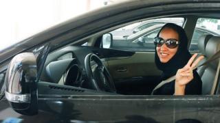 Saudi women driver