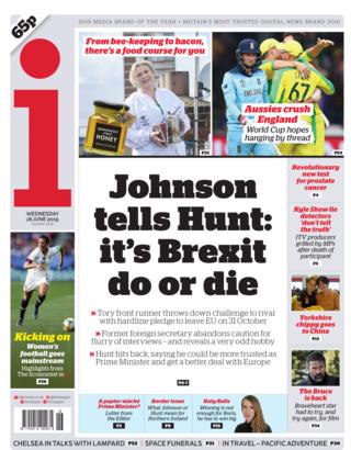 I front page 26/09/19