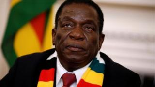 Mu kiganiro n'abanyamakuru cyabaye ku wa gatanu, Bwana Mnangagwa mu mvugo ye yagarukaga ku bumwe