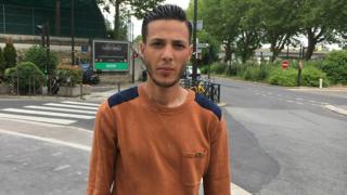 Ayman Latrous, tunecino de 25 años, emigrado a Francia