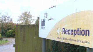 The entrance to Hft's services in Didcot