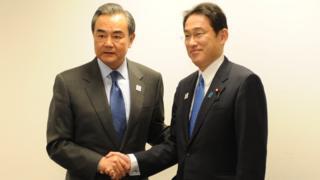 中國外交部長王毅星期五(2月17日)應約與日本外相岸田文雄會面。