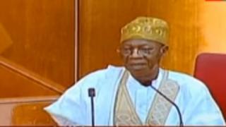 Lai Mohammed during im screening for di Senate