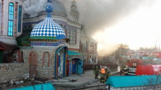 Пожар в Храме всех религий