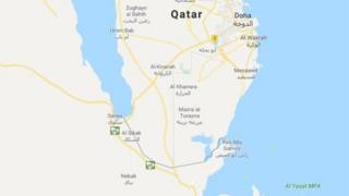 الحدود القطرية السعودية