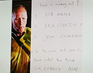 Note written by Vernon Unsworth