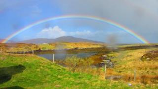 Rainbow on Barra