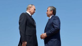 Шавкат Мирзиёев и Владимир Путин