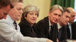 Theresa May, Philip Hammond and other cabinet ministers
