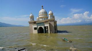 Tsunami damage