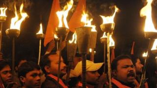 विश्व हिंदू परिषदेचा मोर्चा