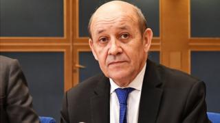 Jean-Yves Le Drian, ministre français chargé des Affaires étrangères