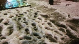 Granizo en Bogotá