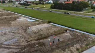 Археологические раскопки в Катвейке, Нидерланды, 2018