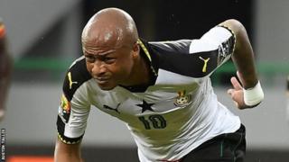 Andrew Ayew ni we yinjije igitsindo cahaye intsinzi umurwi wa Ghana