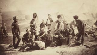 The 8th Hussars Cooking Hut, a photo by Roger Fenton
