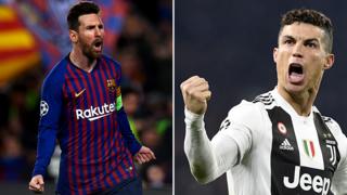Lionel Messi y Cristiano Ronaldo