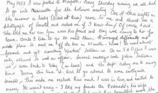 Pauline Sinson's written account