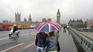 英国西敏寺刮起暴风雨