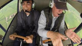 Zakoor (l) and Chris Reynolds