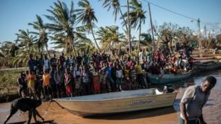 Yadda ambaliyar ruwa ta cinye gaba ruwan birnin Beira a Mozambique