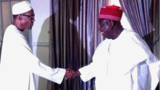 Gomina Umar Ganduje ati aarẹ Buhari