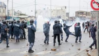 Maandamano hayo yalikuwa kwa ajili ya kuupinga utawala wa Rais Faure Gnassingbé