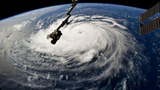 Hurricane picture from NASA