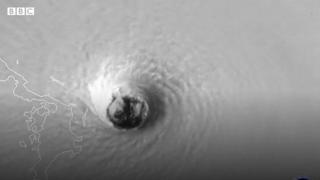 Ojo del huracán Dorian