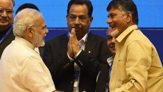 नरेंद्र मोदी और चंद्रबाबू नायडू