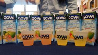 Goya Foods coconut water (file photo)