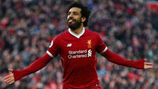 نجم نادي ليفربول المصري محمد صلاح