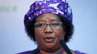 Joyce Banda, l'ancienne présidente du Malawi est rentrée d'exil samedi.