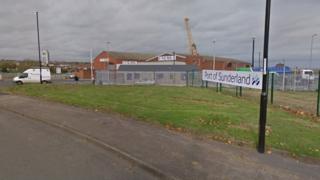 Port of Sunderland entrance
