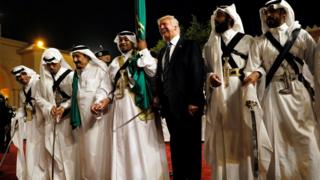 Donald Trump en Arabia Saudita