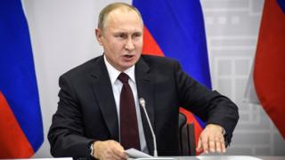 Prezida Vladmir Putin w'Uburusiya