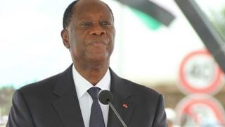 Le président Alassane Ouattara