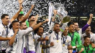 Real Madrid yatwaye igikombe cya Champions League ku nshuro ya gatatu mu myaka ine
