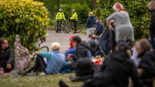 People in a park