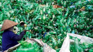 plastic bottles
